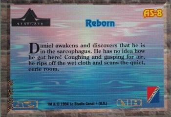 1994 Collect-A-Card Stargate - Adventure #AS-8 Reborn Back
