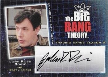 2013 Cryptozoic The Big Bang Theory Season 5 - Autographs #A15 John Ross Bowie Front
