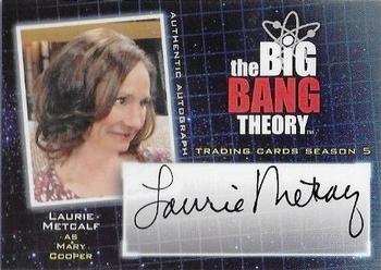 2013 Cryptozoic The Big Bang Theory Season 5 - Autographs #A20 Laurie Metcalf Front