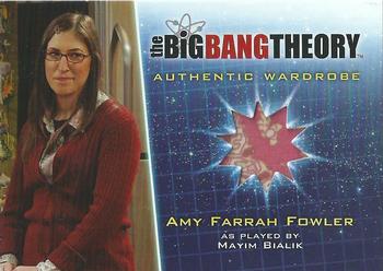 2013 Cryptozoic The Big Bang Theory Season 5 - Authentic Wardrobes #M7 Amy Farrah Fowler Front