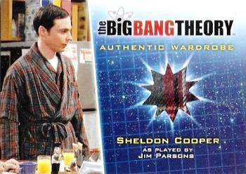 2013 Cryptozoic The Big Bang Theory Season 5 - Authentic Wardrobes #M1 Sheldon Cooper Front