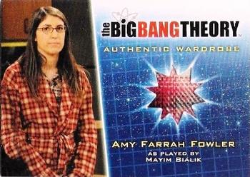 2013 Cryptozoic The Big Bang Theory Season 5 - Authentic Wardrobes #M16 Amy Farrah Fowler Front