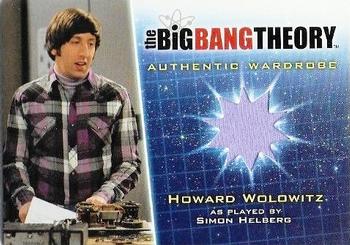 2013 Cryptozoic The Big Bang Theory Season 5 - Authentic Wardrobes #M18 Howard Wolowitz Front