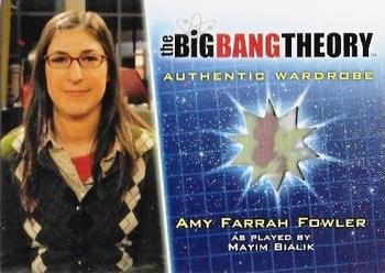 2013 Cryptozoic The Big Bang Theory Season 5 - Authentic Wardrobes #M20 Amy Farrah Fowler Front