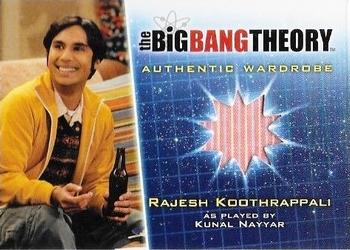 2013 Cryptozoic The Big Bang Theory Season 5 - Authentic Wardrobes #M24 Rajesh Koothrappali Front