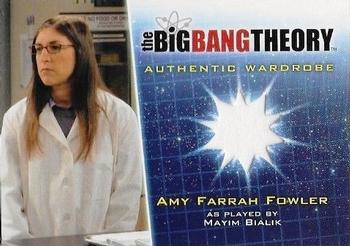 2013 Cryptozoic The Big Bang Theory Season 5 - Authentic Wardrobes #M26 Amy Farrah Fowler Front