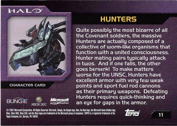 2007 Topps Halo #11 Hunters Back