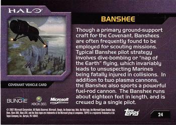 2007 Topps Halo #24 Banshee Back