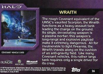 2007 Topps Halo #26 Wraith Back