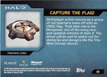 2007 Topps Halo #60 Capture the Flag! Back