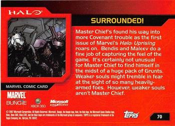 2007 Topps Halo #70 Surrounded! Back