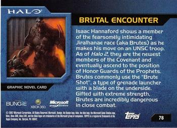 2007 Topps Halo #78 Brutal Encounter Back