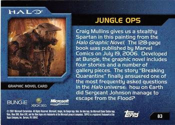 2007 Topps Halo #83 Jungle Ops Back