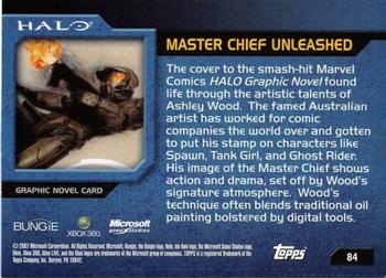 2007 Topps Halo #84 Master Chief Unleashed Back