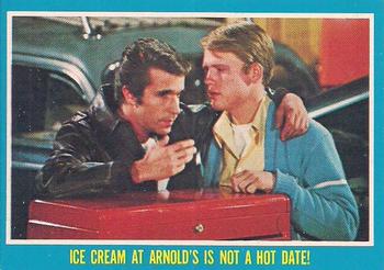 1976 O-Pee-Chee Happy Days #25 Ice Cream at Arnold's Is Not a Hot Date! Front