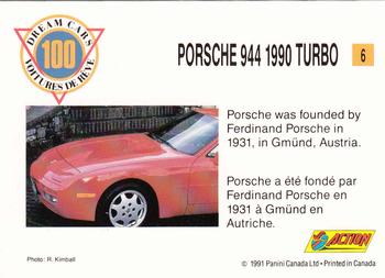 Dream Cars 1991 Panini Trading Card De Lorean #4 