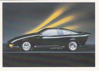 1991 Panini Dream Cars #77 Concept 2000 GT 1987 Front