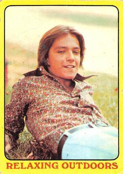 1971 O-Pee-Chee The Partridge Family #23 Relaxing Outdoors Front