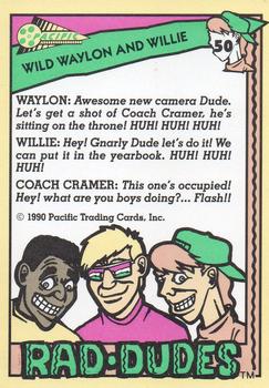 1990 Pacific Rad-Dudes #50 Wild Waylon and Willie Back