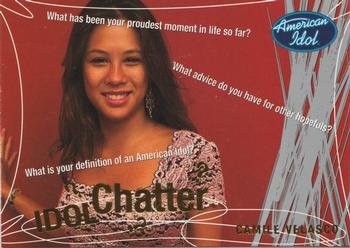 2004 Fleer American Idol Season 3 - Idol Chatter #IC18 Camile Velasco Front