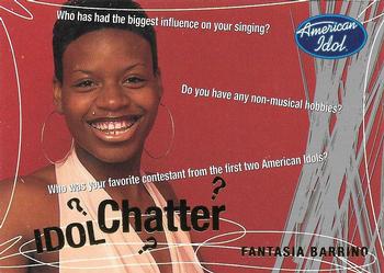 2004 Fleer American Idol Season 3 - Idol Chatter #IC32 Fantasia Barrino Front