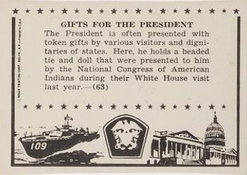 1963 Rosan John F. Kennedy #63 Gifts For The President Back