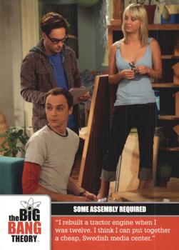 2012 Cryptozoic The Big Bang Theory Seasons 1 & 2 #12 Some Assembly Required Front