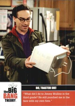 2012 Cryptozoic The Big Bang Theory Seasons 1 & 2 #59 Die, Toaster! Die! Front