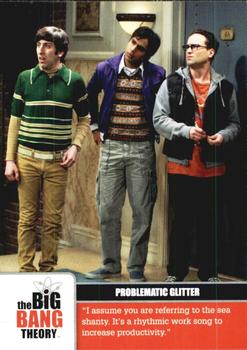 2012 Cryptozoic The Big Bang Theory Seasons 1 & 2 #66 Problematic Glitter Front