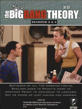 2013 Cryptozoic The Big Bang Theory Seasons 3 & 4 #20 