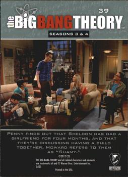2013 Cryptozoic The Big Bang Theory Seasons 3 & 4 #39 