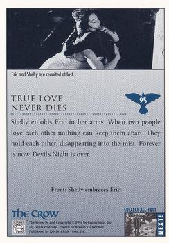 1994 Kitchen Sink The Crow #95 True Love Never Dies Back