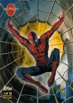 2002 Topps Spider-Man - Spider-Sense Glow Puzzle #1 Spider-Man Front