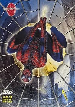 2002 Topps Spider-Man - Spider-Sense Glow Puzzle #3 Spider-Man Front
