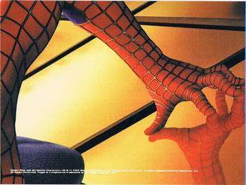 2002 Topps Spider-Man - Spider-Sense Glow Puzzle #4 Spider-Man Back