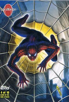 2002 Topps Spider-Man - Spider-Sense Glow Puzzle #4 Spider-Man Front