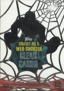 2002 Topps Spider-Man - Web-Shooter Clear #C2 Spider-Man Back