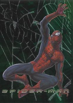 2002 Topps Spider-Man - Web-Tech Foil #F4 Spider-Man Front