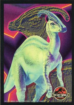 1997 Topps The Lost World: Jurassic Park - Stickers #2 Parasaurolophus Front