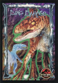 1997 Topps The Lost World: Jurassic Park - Stickers #9 Velociraptor Front
