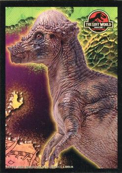 1997 Topps The Lost World: Jurassic Park - Stickers #10 Pachycephalosaurus Front