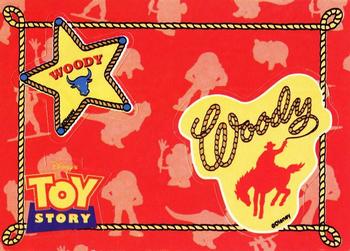 1995 SkyBox Toy Story - Stickers #5 Woody Front