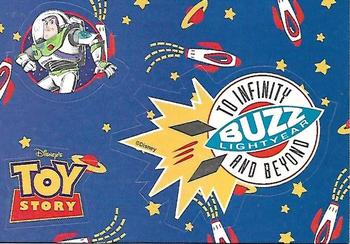 1995 SkyBox Toy Story - Stickers #3 To Infinity and Beyond! Front