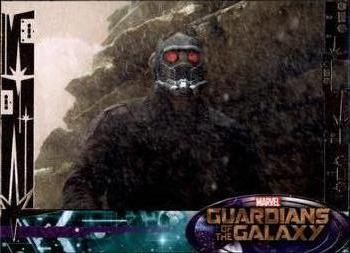 2014 Upper Deck Guardians of the Galaxy #2 The man continues to trek through the rain and pas Front