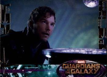 2014 Upper Deck Guardians of the Galaxy #7 Peter Quill gazes closer at the ancient temple's v Front
