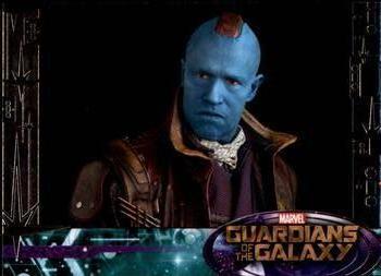 2014 Upper Deck Guardians of the Galaxy #22 Yondu contacts Quill because he is upset that his Front
