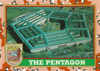 1991 Topps Desert Storm Glossy #87 The Pentagon Front