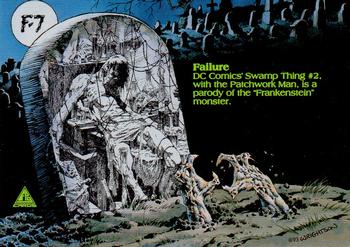 1993 FPG Bernie Wrightson - Frankenstein #F-7 Failure Back