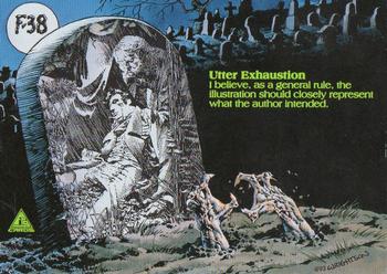 1993 FPG Bernie Wrightson - Frankenstein #F-38 Utter Exhaustion Back