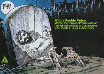 1993 FPG Bernie Wrightson - Frankenstein #F-41 With a Feeble Voice Back